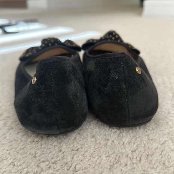 Black Suede UGG Flats - Picture 4 of 7